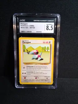 CGC 8.5 - 1999 Porygon 39/102 Base Set WOTC Vintage Pokemon Card - Image 1