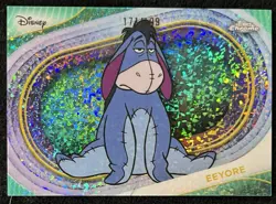 2025 Topps Chrome Disney Eeyore Aqua Mini Diamond Card #143 /199 Winnie The Pooh - Image 1