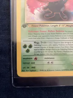 🍄Erika's Vileplume 005/132 Gym Heroes 1st Ed Holo - Pokemon TCG Single Card LP - Image 5