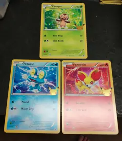 POKEMON First Partner Pack Jumbo Card Set XY01-02-03 Chespin Fennekin Froakie - Image 1