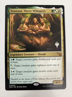 Trostani, Three Whispers *Non-Foil* PROMO MTG MKM NM/MT PW Stamp Combined Ship - Image 1