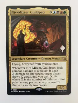 Niv-Mizzet, Guildpact *Non-Foil* PROMO MTG MKM NM/MT PW Stamp Combined Ship - Image 1