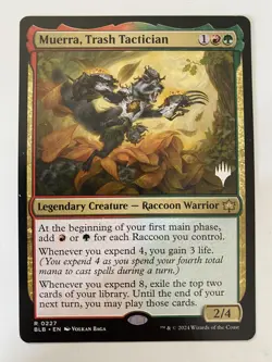 Muerra, Trash Tactician *Non-Foil* PROMO MTG BLB NM/MT PW Stamp Combined Ship - Image 1