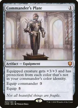 Commander s Plate - 305 - NM - Commander Legends (CMR) - MTG - Image 1