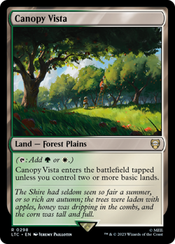 Canopy Vista [The Lord of the Rings: Tales of Middle-Earth Commander] Magic MTG - Image 1