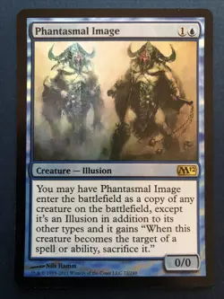 MTG Magic 2012 (M12) Phantasmal Image Foil 72/249 MP Rare B - Image 1