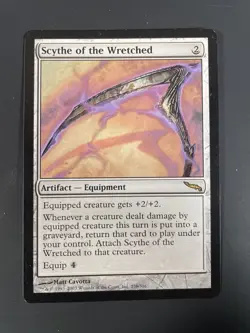 Scythe of the Wretched Mirrodin NM/M Artifact Rare MAGIC GATHERING CARD ABUGames - Image 1