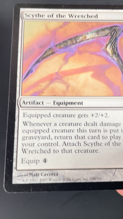 Scythe of the Wretched Mirrodin NM/M Artifact Rare MAGIC GATHERING CARD ABUGames - Image 2