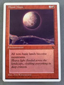 MTG-Blood Moon Chronicles Regular- LP Excellent-Vintage Magic the Gathering - Image 1