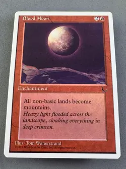 MTG-Blood Moon Chronicles Regular- LP Excellent-Vintage Magic the Gathering - Image 3
