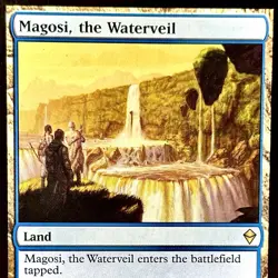 Magosi, the Waterveil - Reg - MTG - Zendikar - 218/249 - RARE ~ NM - Image 1