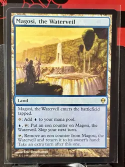 Magosi, the Waterveil - Reg - MTG - Zendikar - 218/249 - RARE ~ NM - Image 2
