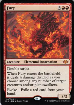 MTG Fury (126) | NM | Modern Horizons 2 {MH2} - Image 1