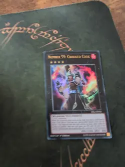 DRL3-EN025 NUMBER 59: CROOKED COOK ULTRA RARE 1ST EDITION YuGiOh CARD - Image 1