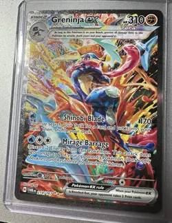 2024 POKEMON GRENINJA EX TWILIGHT MASQUERADE SPECIAL ILLUSTRATION #214/167! MINT - Image 1