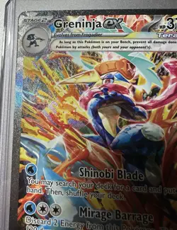 2024 POKEMON GRENINJA EX TWILIGHT MASQUERADE SPECIAL ILLUSTRATION #214/167! MINT - Image 2