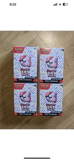 *LOT OF 4* Pokemon TCG Scarlet & Violet 151 Booster Bundle FACTORY SEALED 🔥 - Image 1