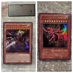 Yu-Gi-Oh! Slifer the Sky Dragon JUMP-EN061 2012 OG 9 & GBI-001 2000 EX - Image 3