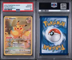 PSA 10 2023 POKEMON SWORD & SHIELD CROWN ZENITH #GG30 FULL ART/PIKACHU PSA 10 - Image 5