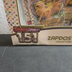 Pokemon TCG Scarlet and Violet 151 Zapdos EX Collection Box Sealed - Image 2