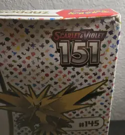 Pokemon TCG Scarlet and Violet 151 Zapdos EX Collection Box Sealed - Image 4
