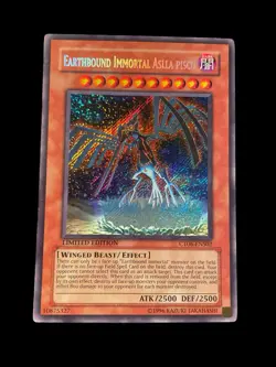 Yugioh Earthbound Immortal Aslla Piscu CT06-ENS02 Limited Ed. Secret Rare - NM - Image 1