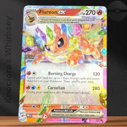 Pokemon TCG | Flareon ex 014/131 | PRE | Tera Holo Rare | English | NM - Image 1