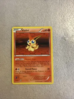 💥 Pokemon TCG Victini 14/101 Holo Rare Noble Victories B&W - Image 1