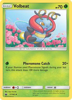 Volbeat 17/168 Uncommon | Celestial Storm | Pokemon Card - Image 1