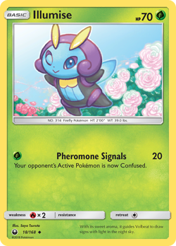 Illumise 18/168 Uncommon | Celestial Storm | Pokemon Card - Image 1