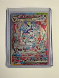 Pokemon Prismatic Evolution Sylveon EX Card 156/131 Special Illustration Rare - Image 1