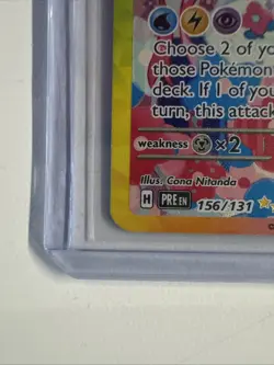 Pokemon Prismatic Evolution Sylveon EX Card 156/131 Special Illustration Rare - Image 4