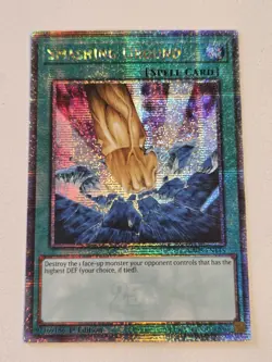 Smashing Ground RA03-EN135 Quarter Century Secret Rare Yugioh 1st Edition Mint - Image 1