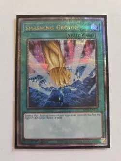 Smashing Ground RA03-EN135 Quarter Century Secret Rare Yugioh 1st Edition Mint - Image 5