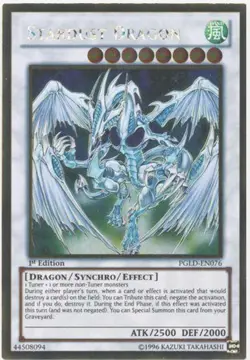 Yu-Gi-Oh! Stardust Dragon PGLD-EN076 Gold Rare - Image 1