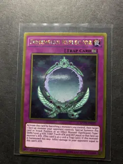 Yugioh - Dimension Reflector (Gold Rare) (1st Edition) - MVP1-ENG21 (P) - Image 1