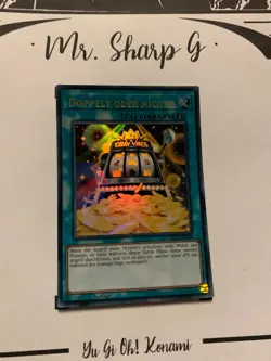 DOPPELT ODER NICHTS! - 1. AUFLAGE DUPO-DE064 DEUTSCH Yu Gi Oh! CARD ULTRA RARE - Image 2