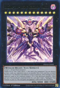 Raidraptor - Rising Rebellion Falcon Yu-Gi-Oh! PHNI-EN045 1st Ultra Rare - Image 1