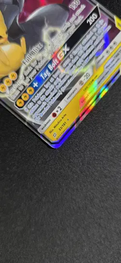 Pikachu & Zekrom GX 33/181 Sm-Team Up Holo Card NM Condition - Image 5