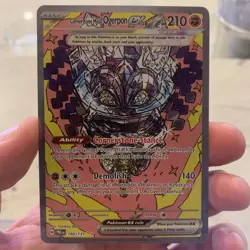 Cornerstone Mask Ogerpon EX Prismatic Evolutions Holo Pokemon TCG Card 160/131 - Image 2