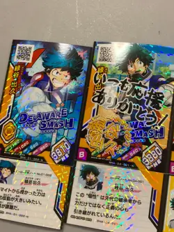 Izuku Midoriya Bundle of 4 Cards - My Hero Academia Card Japanese - Image 2