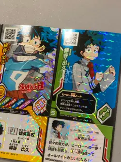 Izuku Midoriya Bundle of 4 Cards - My Hero Academia Card Japanese - Image 3