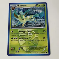 Leafeon (Team Plasma) 11/116 Plasma Freeze Holo Rare Pokemon TCG Card MP - Image 1