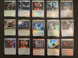 MtG - Marvel’s Spider-Man 15 Card Lot - All Foil - Common / Uncommon - Clean NM - Image 1