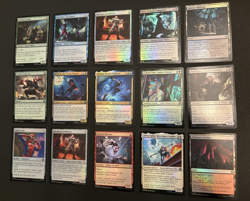 MtG - Marvel’s Spider-Man 15 Card Lot - All Foil - Common / Uncommon - Clean NM - Image 3