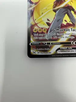 2022 Pokemon Card Swsh11: Lost Origin Pikachu VMAX TG17/TG30 Holo NM - Image 5
