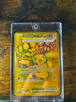 Pokemon Pikachu Prismatic Evolutions Hyper Rare Card 179/131 - Image 1