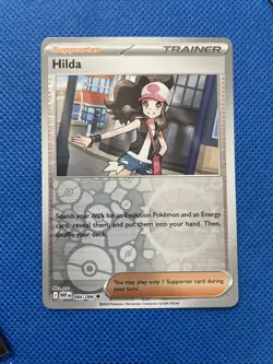 Hilda 084/086 SV: White Flare [Reverse Holo] Trainer Card Pokemon TCG NM/M - Image 1