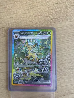Leafeon EX Sir 144/131 Pokemon TCG Prismatic Evolutions Card Mint Condition - Image 1