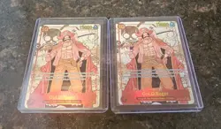 2x Gol D. Roger One Piece OP09-118 AA Alt Art Secret Rare Cards - Image 1